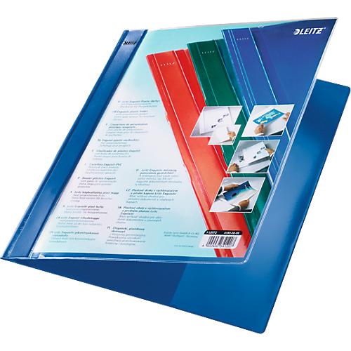LEITZ® Schnellhefter Exquisit, DIN A4, PVC, blau
