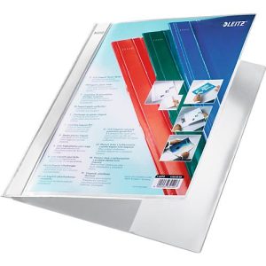 LEITZ® Schnellhefter Exquisit, DIN A4, PVC, weiß LEITZ® Schnellhefter Exquisit, DIN A4, PVC, weiß