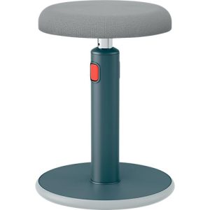 Leitz Sitz- & Stehhocker Ergo Cosy Active, B 370 x T 370 x H 460 – 790 mm, bis 110 kg, Samtgrau Leitz Sitz- & Stehhocker Ergo Cosy Active, B 370 x T 370 x H 460 – 790 mm, bis 110 kg, Samtgrau