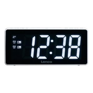Lenco CR-30 – Radiouhr – weiß Lenco CR-30 – Radiouhr – weiß