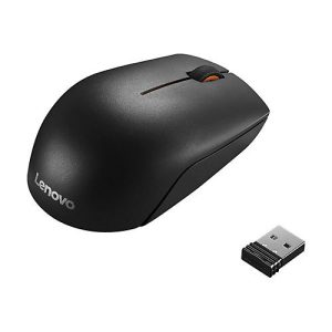Lenovo 300 Wireless Compact – Maus – 3 Tasten – kabellos – 2.4 GHz – kabelloser Empfänger (USB)