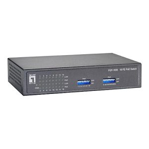 LevelOne FEP-1600W90 – Switch – 16 x 10/100 (PoE) – Desktop, wandmontierbar – PoE (82 W) LevelOne FEP-1600W90 – Switch – 16 x 10/100 (PoE) – Desktop, wandmontierbar – PoE (82 W)