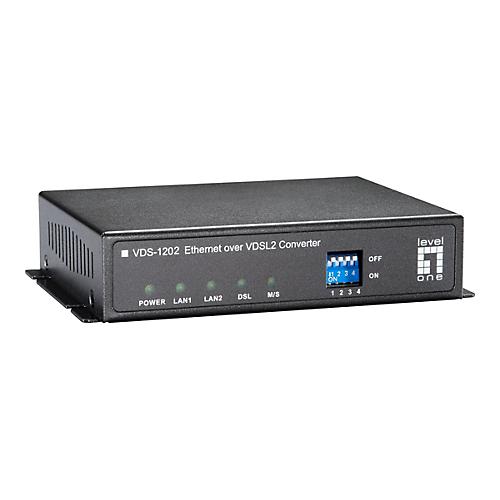 LevelOne VDS-1202 - Kurzstreckenmodem - 100Mb LAN, Ethernet over VDSL - 10Base-T, 100Base-TX - bis zu 2 km
