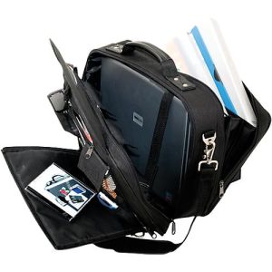 LIGHTPAK® Notebook-Tasche ARCO, geeignet für Laptops bis 15″, 2 Fächer & Schultergurt, B 405 x T 160 x H 330 mm, Polyester, schwarz LIGHTPAK® Notebook-Tasche ARCO, geeignet für Laptops bis 15″, 2 Fächer & Schultergurt, B 405 x T 160 x H 330 mm, Polyester, schwarz