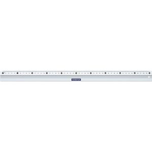 Lineal Staedtler Mars, für Rechtshänder, Länge 50 cm/500 mm, abriebfeste cm- & mm-Einteilung, mit Tuschekante, rutschfest, Aluminium, silber Lineal Staedtler Mars, für Rechtshänder, Länge 50 cm/500 mm, abriebfeste cm- & mm-Einteilung, mit Tuschekante, rutschfest, Aluminium, silber