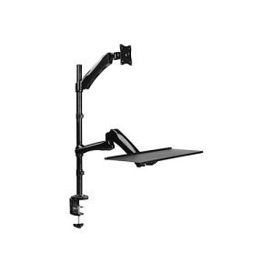 LogiLink Sit-Stand Workstation – Befestigungskit – einstellbarer Arm – für Monitor / Tastatur LogiLink Sit-Stand Workstation – Befestigungskit – einstellbarer Arm – für Monitor / Tastatur