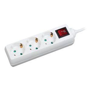 LogiLink – Steckdosenleiste – Wechselstrom 250 V – 3500 Watt – Ausgangsanschlüsse: 3 – 1.4 m Schnur LogiLink – Steckdosenleiste – Wechselstrom 250 V – 3500 Watt – Ausgangsanschlüsse: 3 – 1.4 m Schnur