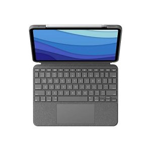 Logitech Combo Touch – Tastatur und Foliohülle – mit Trackpad – hintergrundbeleuchtet – Apple Smart connector – QWERTZ