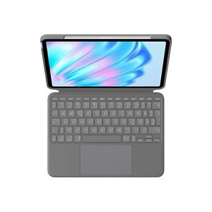 Logitech Combo Touch – Tastatur und Foliohülle – mit Trackpad – hintergrundbeleuchtet – Apple Smart connector – QWERTZ