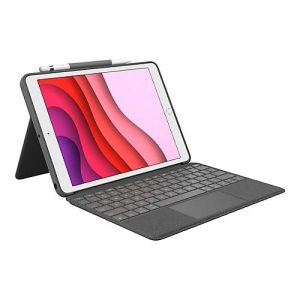 Logitech Combo Touch – Tastatur und Foliohülle – mit Trackpad – hinterleuchtet – Apple Smart connector – QWERTY