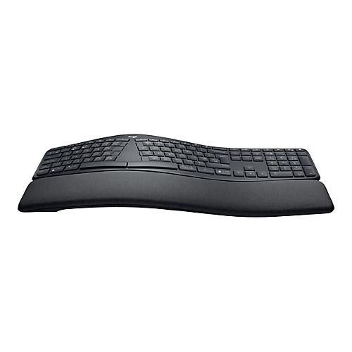 Logitech ERGO K860 - Tastatur - kabellos - 2.4 GHz, Bluetooth 5.0 - QWERTY - GB