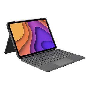Logitech Folio Touch – Tastatur und Foliohülle – mit Trackpad – hinterleuchtet – Apple Smart connector – Oxford Gray Logitech Folio Touch – Tastatur und Foliohülle – mit Trackpad – hinterleuchtet – Apple Smart connector – Oxford Gray