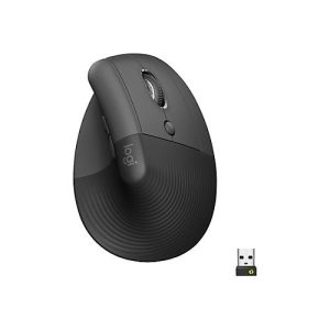 Logitech Lift for Business – vertikale Maus – Bluetooth, 2.4 GHz – Graphite Logitech Lift for Business – vertikale Maus – Bluetooth, 2.4 GHz – Graphite
