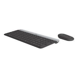 Logitech Slim Wireless Combo MK470 – Tastatur-und-Maus-Set – kabellos – 2.4 GHz – QWERTY – GB