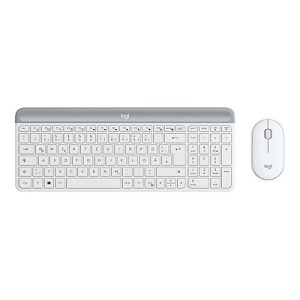 Logitech Slim Wireless Combo MK470 – Tastatur-und-Maus-Set – kabellos – 2.4 GHz – QWERTZ – Deutsch