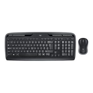 Logitech Wireless Combo MK330 – Tastatur-und-Maus-Set – US International – Schwarz