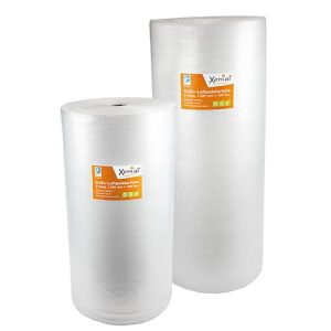 Luftpolsterfolie Xenial CoEx, 2-lagig, 50 µ, 100 lfm, B 1200 mm, transparent Luftpolsterfolie Xenial CoEx, 2-lagig, 50 µ, 100 lfm, B 1200 mm, transparent