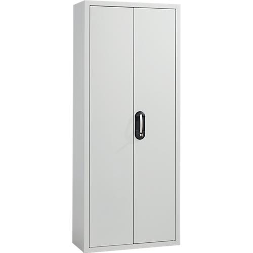 Magazinschrank, inkl. 28 Lager-Fix-Kasten, lichtgrau RAL 7035