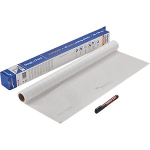 Magic Charts Legamaster, für Flipcharts, kariert, selbstklebend & beschreibbar, inkl. Permanentmarker, L 800 x B 600 mm, 100 % recyclingfähig, Polypropylen, weiß, 25 Blatt Magic Charts Legamaster, für Flipcharts, kariert, selbstklebend & beschreibbar, inkl. Permanentmarker, L 800 x B 600 mm, 100 % recyclingfähig, Polypropylen, weiß, 25 Blatt