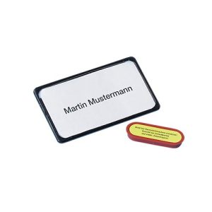 Magnet-Namensschilder, schwarz, 10 St. Magnet-Namensschilder, schwarz, 10 St.