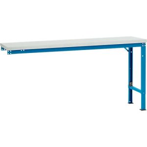 Manuflex Ansatztisch UNIVERSAL Spezial, 1750 x 800 mm, Melamin lichtgrau, lichtblau Manuflex Ansatztisch UNIVERSAL Spezial, 1750 x 800 mm, Melamin lichtgrau, lichtblau