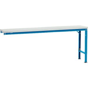 Manuflex Ansatztisch UNIVERSAL Spezial, 2000 x 800 mm, Kunststoff lichtgrau, lichtblau Manuflex Ansatztisch UNIVERSAL Spezial, 2000 x 800 mm, Kunststoff lichtgrau, lichtblau