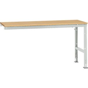 Manuflex Ansatztisch UNIVERSAL Standard, 1750 x 800 mm, Multiplex natur, lichtgrau Manuflex Ansatztisch UNIVERSAL Standard, 1750 x 800 mm, Multiplex natur, lichtgrau