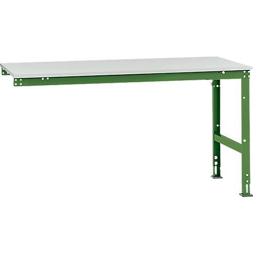 Manuflex Ansatztisch UNIVERSAL Standard, Tischplatte Melamin, 1750x1000, resedagrün