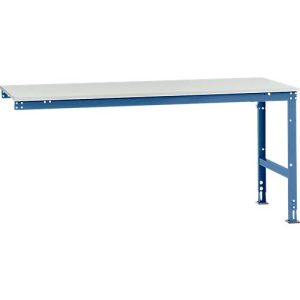 Manuflex Ansatztisch UNIVERSAL Standard, Tischplatte Melamin, 2000×1000, brillantblau Manuflex Ansatztisch UNIVERSAL Standard, Tischplatte Melamin, 2000×1000, brillantblau