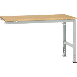 Manuflex Ansatztisch UNIVERSAL Standard, Tischplatte Multiplex, 1500×1000, lichtgraz Manuflex Ansatztisch UNIVERSAL Standard, Tischplatte Multiplex, 1500×1000, lichtgraz