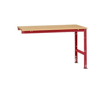 Manuflex Ansatztisch UNIVERSAL Standard, Tischplatte Multiplex, 1500×1000, rubinrot Manuflex Ansatztisch UNIVERSAL Standard, Tischplatte Multiplex, 1500×1000, rubinrot