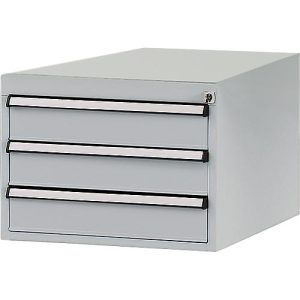 Manuflex Schubladen-Unterbau, für T 800 mm, alusilber Manuflex Schubladen-Unterbau, für T 800 mm, alusilber