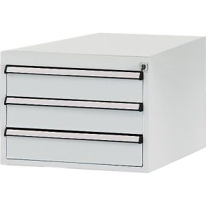 Manuflex Schubladen-Unterbauten, für Werkbank Profi Tiefe 700 mm, lichtgrau Manuflex Schubladen-Unterbauten, für Werkbank Profi Tiefe 700 mm, lichtgrau