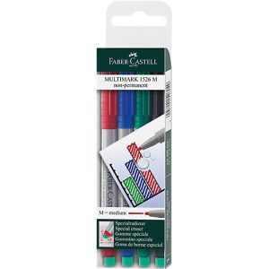 Marker Faber-Castell Multimark, 4er-Set, M, non-permanent Marker Faber-Castell Multimark, 4er-Set, M, non-permanent
