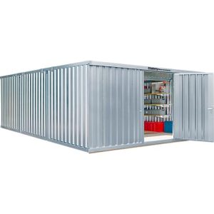 Materialcontainer Mod. 1560, verzinkt, vormontiert, mit Holzfußboden