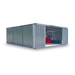 Materialcontainer Mod. 1560, verzinkt, zerlegt, ohne Boden