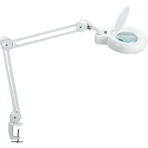 MAUL LED-Lupenleuchte Viso, Klemmfuß, weiß MAUL LED-Lupenleuchte Viso, Klemmfuß, weiß