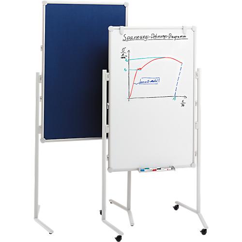 MAUL Moderationstafel Pro, Textil, blau/Whiteboard