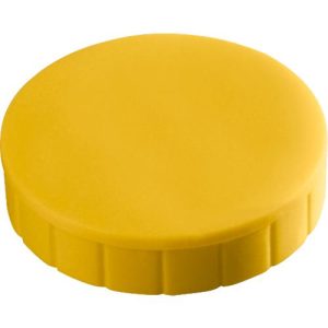 MAUL Solidmagnete, ø 38 x 15,5 mm, 10 Stück, gelb MAUL Solidmagnete, ø 38 x 15,5 mm, 10 Stück, gelb