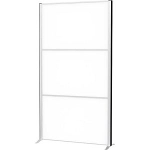 MAUL Stellwandsystem MAULconnecto, 3 Whiteboard-Steckmodule, Klettverbindung, H 1800 x B 1000 mm, silber MAUL Stellwandsystem MAULconnecto, 3 Whiteboard-Steckmodule, Klettverbindung, H 1800 x B 1000 mm, silber
