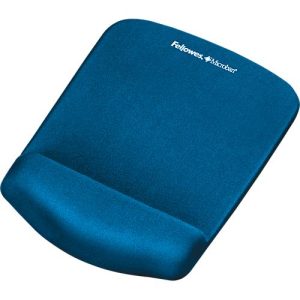 Mauspad-Handgelenkauflage Fellowes PlushTouch, rutschfest, ergonomisch, blau