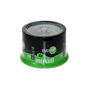 Maxell – 50 x DVD+R – 4.7 GB (120 Min.) 16x – bedruckbare Oberfläche – Spindel Maxell – 50 x DVD+R – 4.7 GB (120 Min.) 16x – bedruckbare Oberfläche – Spindel