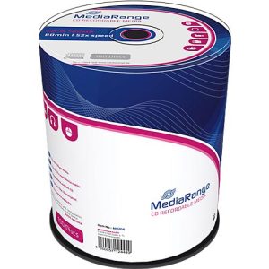 MediaRange CD-R, 700 MB, 52-fache Schreibgeschwindigkeit, 100er Spindel MediaRange CD-R, 700 MB, 52-fache Schreibgeschwindigkeit, 100er Spindel