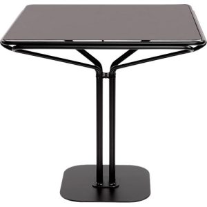 Meet by Paperflow Beistelltisch Bistro, Stahlgestell mit Metall-Platte, mit Standfuß, B 800 x T 800 x H 750 mm, schwarz Meet by Paperflow Beistelltisch Bistro, Stahlgestell mit Metall-Platte, mit Standfuß, B 800 x T 800 x H 750 mm, schwarz