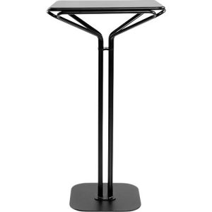 Meet by Paperflow Stehtisch Bistro, Stahlgestell mit Metall-Platte, mit Standfuß, B 600 x T 600 x H 1100 mm, schwarz Meet by Paperflow Stehtisch Bistro, Stahlgestell mit Metall-Platte, mit Standfuß, B 600 x T 600 x H 1100 mm, schwarz