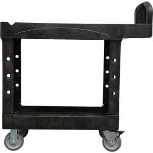 Mehrzweckwagen Rubbermaid Brute, bis 227 kg, 4 Lenkrollen, B 990 x T 457 x H 844 mm, schwarz Mehrzweckwagen Rubbermaid Brute, bis 227 kg, 4 Lenkrollen, B 990 x T 457 x H 844 mm, schwarz