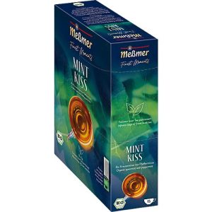 Messmer Finest Mint Kiss, Pfefferminztee, Teebeutel, 15 Stück Messmer Finest Mint Kiss, Pfefferminztee, Teebeutel, 15 Stück