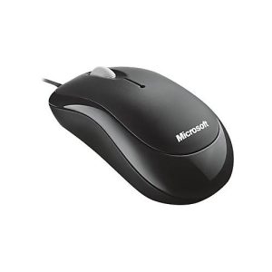 Microsoft Basic Optical Mouse – Maus – rechts- und linkshändig – optisch – 3 Tasten – kabelgebunden