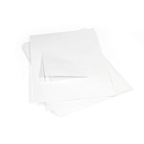 Milchglasfolie für Glas-Design-Türschild, beschreibbar, leicht vorgestanzt, für Format A6, B 148 x H 105 mm, 10 Stück