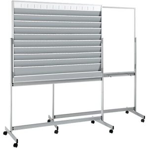 Mobile Planungstafel Eichner, für 45 Auftragstaschen, B 1550 x T 640 x H 1945 mm Mobile Planungstafel Eichner, für 45 Auftragstaschen, B 1550 x T 640 x H 1945 mm